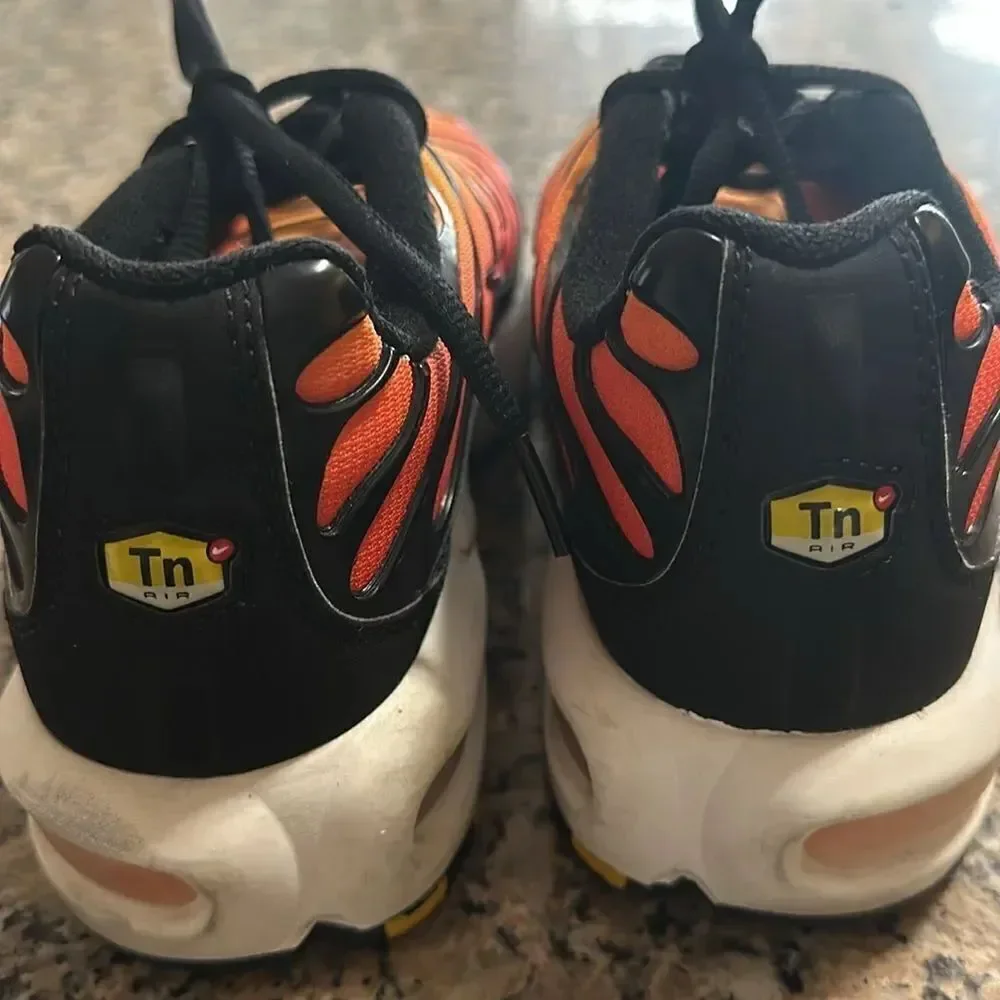 Nike Air Max Plus Orange Black Sneakers